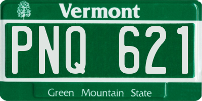 VT license plate PNQ621