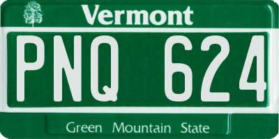 VT license plate PNQ624