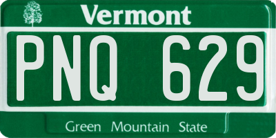 VT license plate PNQ629