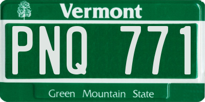 VT license plate PNQ771