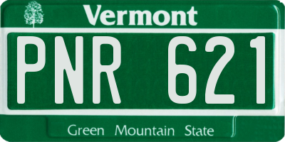VT license plate PNR621