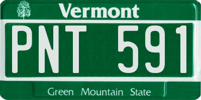 VT license plate PNT591