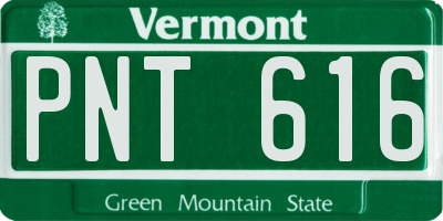 VT license plate PNT616