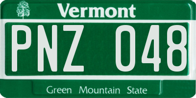 VT license plate PNZ048