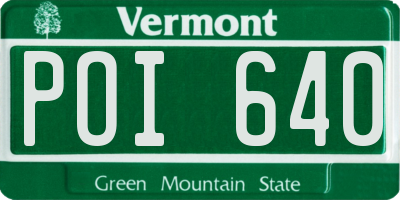VT license plate POI640
