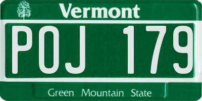 VT license plate POJ179
