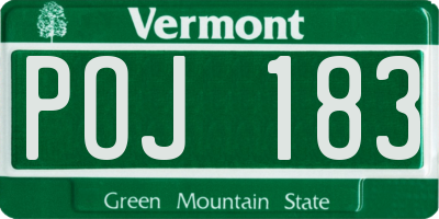 VT license plate POJ183