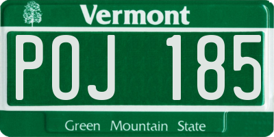 VT license plate POJ185
