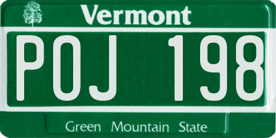 VT license plate POJ198