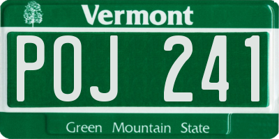 VT license plate POJ241