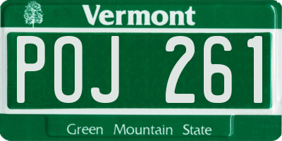 VT license plate POJ261