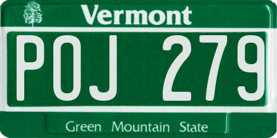 VT license plate POJ279