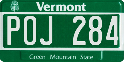 VT license plate POJ284