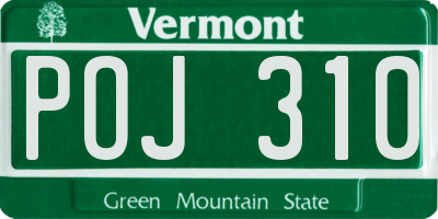 VT license plate POJ310