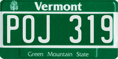 VT license plate POJ319