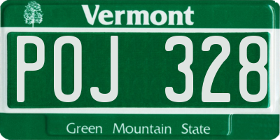 VT license plate POJ328