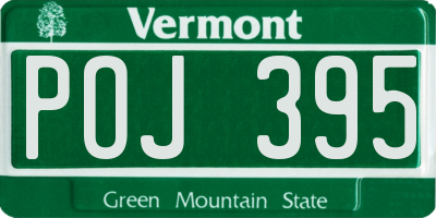 VT license plate POJ395