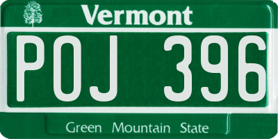 VT license plate POJ396