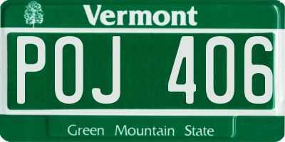 VT license plate POJ406