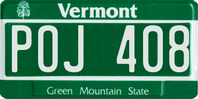VT license plate POJ408