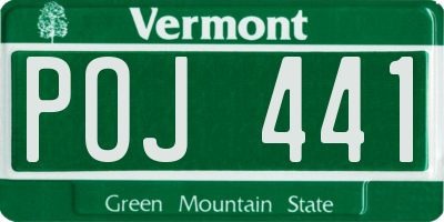 VT license plate POJ441