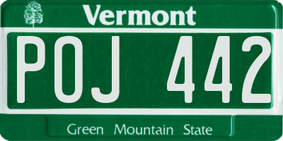 VT license plate POJ442