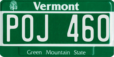 VT license plate POJ460