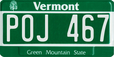 VT license plate POJ467