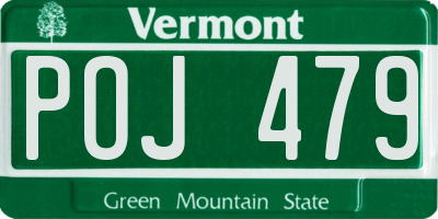 VT license plate POJ479