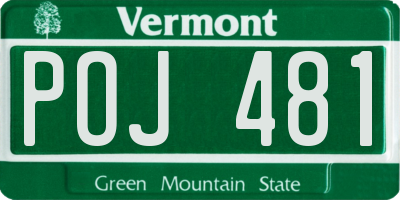 VT license plate POJ481