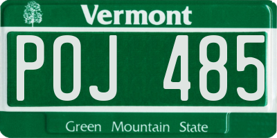 VT license plate POJ485