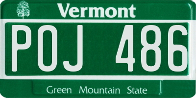 VT license plate POJ486