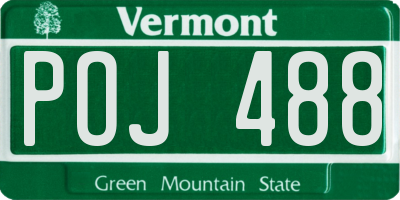 VT license plate POJ488