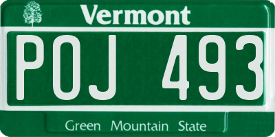 VT license plate POJ493