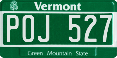 VT license plate POJ527
