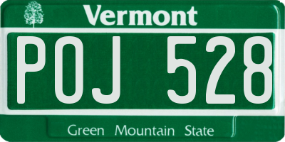 VT license plate POJ528