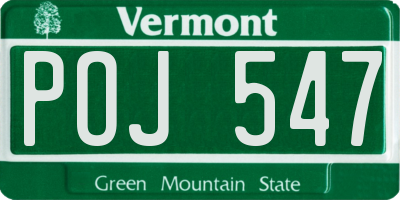 VT license plate POJ547