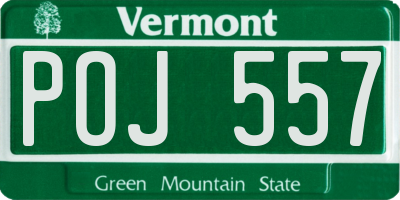 VT license plate POJ557