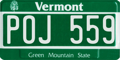 VT license plate POJ559