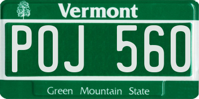 VT license plate POJ560