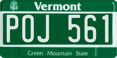 VT license plate POJ561