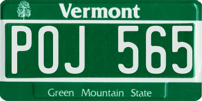 VT license plate POJ565