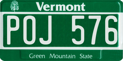 VT license plate POJ576