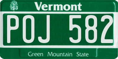 VT license plate POJ582