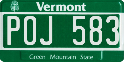 VT license plate POJ583