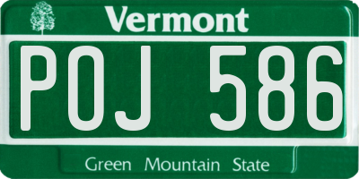 VT license plate POJ586