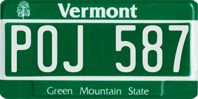 VT license plate POJ587