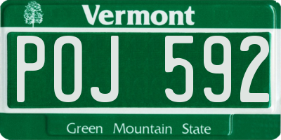 VT license plate POJ592