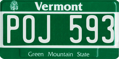VT license plate POJ593
