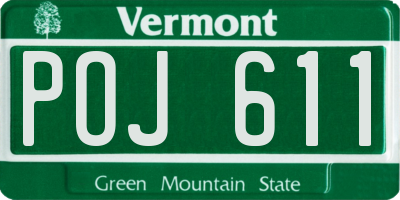 VT license plate POJ611